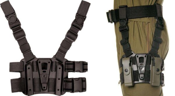 BLACKHAWK CQC TACTICAL THIGH PLATFORM BLACK