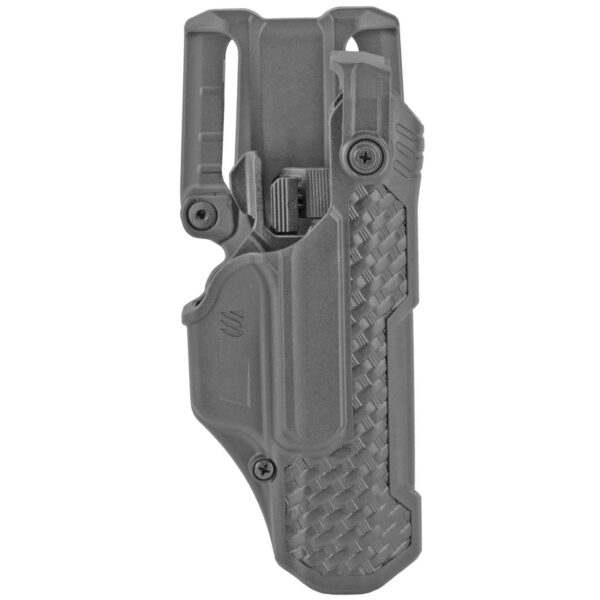 BLACKHAWK HOLSTER L3D T SERIES DUTY GLOCK 17 19 22 23 31 45 RH BASKETWEAVE BLACK