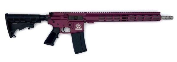 GREAT LAKES FIREARMS GL-15 RIA 223 WYLDE 16IN BBL ORC  BLACK CHERRY/SS 30RD MAG