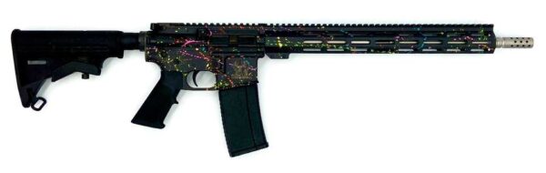 GREAT LAKES FIREARMS GL-15 RIA 223 WYLDE 16IN BBL ORC  SBTB SPLATTER BLACK/SS 30RD MAG