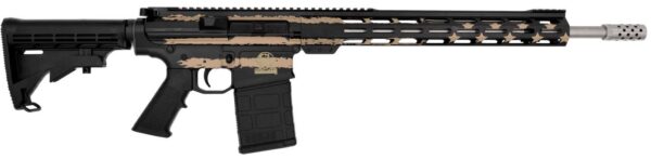 GREAT LAKES FIREARMS GL-10 RIA 308 WIN 18IN BBL ORC  DESERT FLAG/SS 10RD MAG