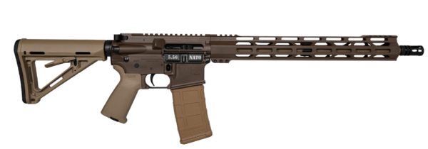 Diamondback DB15 AR Rifle - Brown Cerakote | 5.56NATO | 16" Barrel | 15" M-Lok Handguard