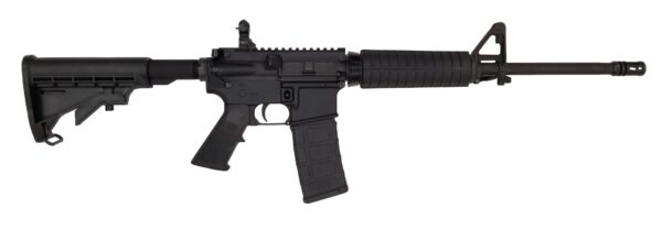 Del-Ton ECHO 316M Forged Aluminum AR15 Rifle - Black | 5.56NATO | 16" Medium Profile Barrel | Carbine Handguard | M4 Stock | A2 Flash Hider