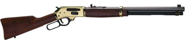 HENRY BRASS SIDE GATE LEVER ACTION RIFLE RIL 30-30 20 IN BBL BLUE/WALNUT 5 RD - Image 3