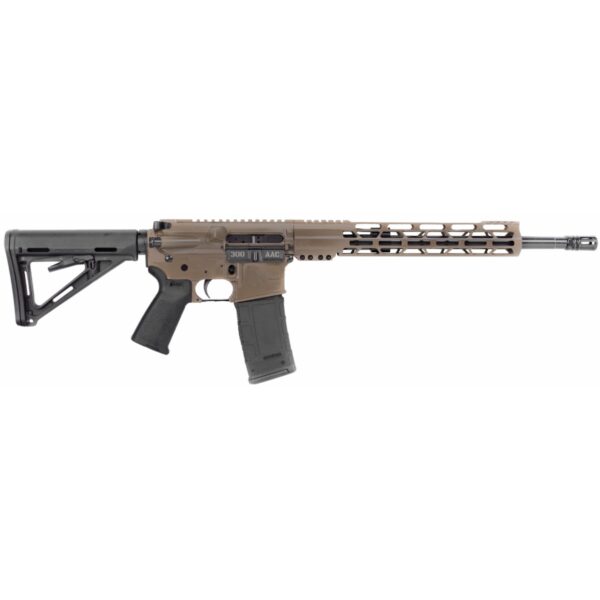 Diamondback DB15 AR Rifle - FDE | 300 BLK | 16" Barrel | 12" M-LOK Rail | A2 Grip | A2 Flash Hider