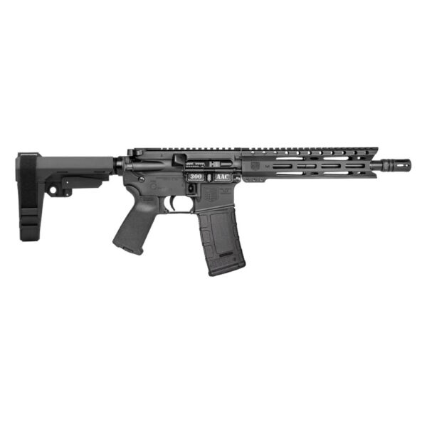 Diamondback Firearms Carbon DB-15 300 BLK Semi-Auto Pistol - Black | 10" Threaded Barrel | SBA3 Arm Brace |1x30rd Mag