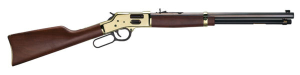 HENRY BIG BOY DELUXE BRASS ENGRAVED S GATE LEVER ACTION RIFLE RIL 45 COLT 20 IN OCT BBL WALNUT 10RD