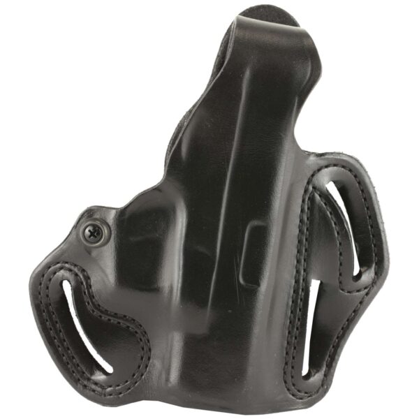 DESANTIS THUMB BREAK SCABBARD HOLSTER GLOCK 26-27-33 BLACK LEATHER RH