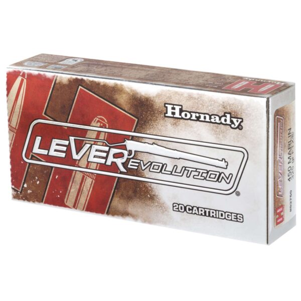 HORNADY LEVEREVOLUTION AMO 450 MARLIN 325GR FTX 20RD (10 BOX CASE) - Image 2