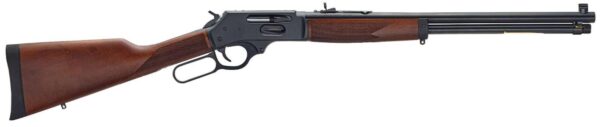 HENRY STEEL LG LOOP SIDE GATE LEVER ACTION RIFLE RIL 360 BUCKHAMMER 20 IN BBL BLUE/ WOOD 5 RD - Image 2