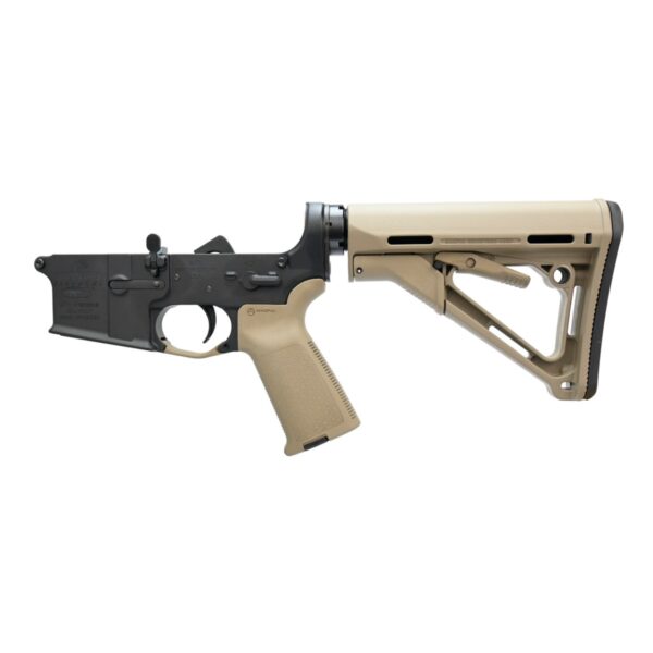 Bushmaster M4 Forged Complete AR15 Lower Receiver - FDE | MOE Furniture