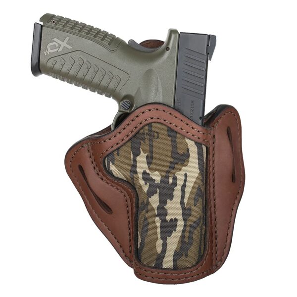 1791 GUNLEATHER MOSSY OAK BELT HOLSTER SIZE 2.4 BROWN RH FITS HK VP9/FN5.7/SIG320/BER 92