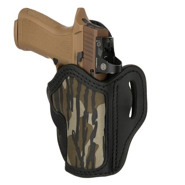 1791 GUNLEATHER MOSSY OAK BELT HOLSTER SIZE 2.4 BLACK RH FITS HK VP40/FN5.7/SIG320/BER 92