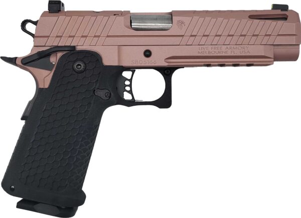 LFA Apollo 11 Full Size Pistol - 9mm | Rose Blush | 5" | 1x17rd Mag