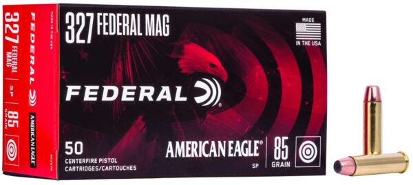 FEDERAL AMERICAN EAGLE AMO 327 FED 85GR SP 50RD (20 BOX CASE)