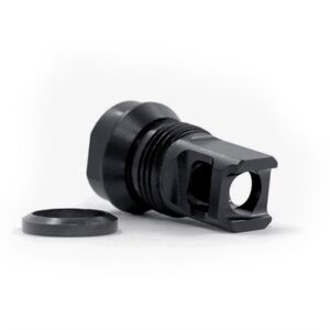 2BO-S SINGLE PORT MUZZLE BRAKE 9MM 1/2''X28 THREAD