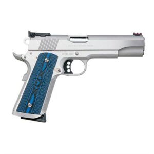 GOLD CUP TROPHY 38 SUPER 5'' BBL (1)10RD MAG STAINLESS/BLUE