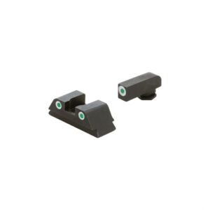 CLASSIC TRITIUM SIGHT SET FOR GLOCK 42,43,43X,48 BLACK