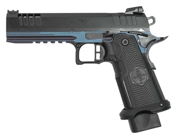 GREAT LAKES FIREARMS 1911DS SYNERGY HGA 9MM 5IN BBL 2-20RD MAGS BLUE TITANIUM