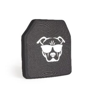 GUARD DOG BODY ARMOR LEVEL III 10X12 UHMWPE CERAMIC PLATE 3.9LBS
