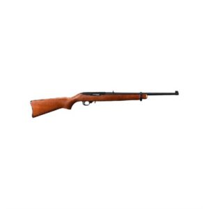 10/22 CARBINE 22 LR 18.5â BBL (1)10RD MAG HARDWOOD NO MOUNT