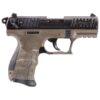 WALTHER P22 CA HGA 22LR 3.42IN BBL IR FDE FRAME BLK SLIDE 2 10RD MAGS