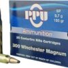 PPU STANDARD RIFLE AMO 300 WIN MAG 150GR SP 20RD (10 BOX CASE) - Image 4