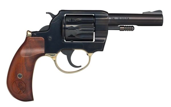 HENRY GOLDEN BOY REVOLVER HGR 22 S/L/LR 4 IN BBL 10 RD BLUED BIRDS HEAD GRIP