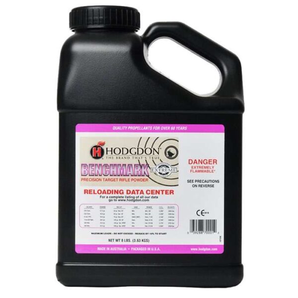 HODGDON RIFLE POWDER BENCHMARK 8-LB CAN ( 2 PER CASE )