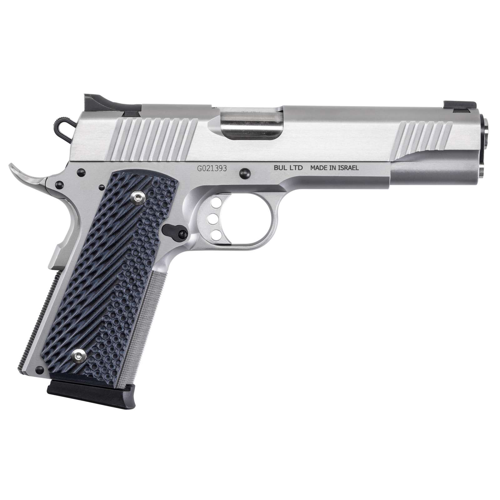 MAG RESEARCH 1911 HGA 45 AUTO 5 IN BBL FS SS 8RD MAGS ISRAEL