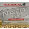 WINCHESTER USA PISTOL AMO 9MM NATO 124GR FMJ 150RD (5 BOX CASE) - Image 4