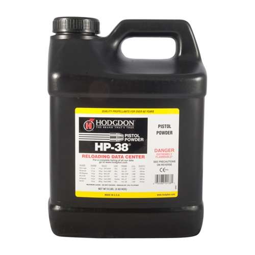 HODGDON PIST/SHTSH POWDER HP38 8-LB CAN ( 2 PER CASE )