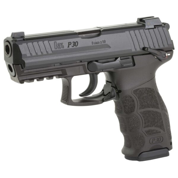 H&K P30S HGA 9MM 3.85" BBL V3 DA/SA BLACK NS 3/17RD MAGS - Image 2