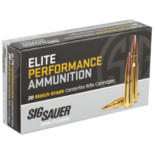 SIG SAUER AMMO 223 REM 77GR ELITE MATCH GRADE OTM BOX/20
