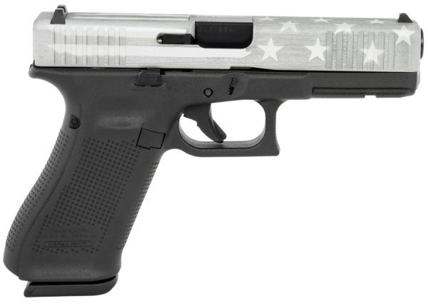 GLOCK 22 G22 GEN 5 HGA 40 S&W 4.0 IN BBL FS 5.5LB 3 15RD MAG ELITE TITANIUM BATTLE FLAG CERAKOTE