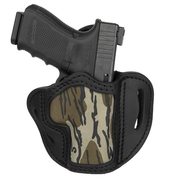 1791 GUNLEATHER MOSSY OAK BELT HOLSTER SIZE 2.1 BLACK RH FITS OFFICER 1911/GLOCK 1719