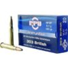 PPU STANDARD RIFLE AMO 303 BRITISH 150GR SP 20RD (10 BOXES PER CASE) - Image 4