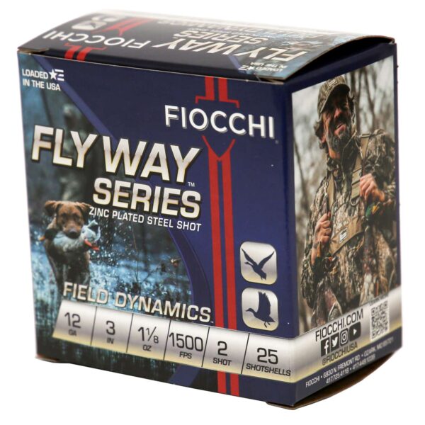 FIOCCHI STEEL WATERFOWL AMO 12GA 3 IN 1 1/8 OZ #BB 1500FPS 25-RD ( 10 BOXES PER CASE)