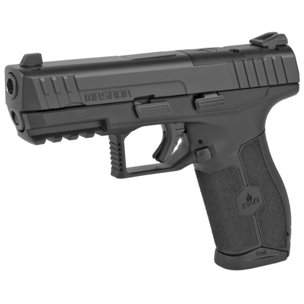 IWI MASADA HGA 9MM 4.1IN BBL 3 DOT SIGHT BLK 2 17RD MAGS OPTICS READY - Image 2