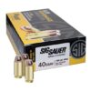 SIG SAUER AMMO 40 S&W 180GR ELITE BALL FMJ BOX/50 - Image 4