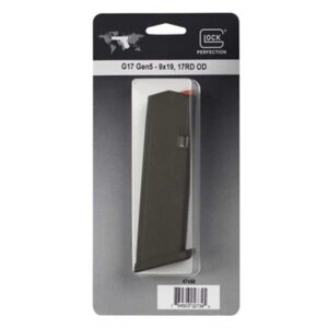 MAGAZINE FOR GLOCK G5 17/34 9MM 17-RD POLYMER OD GREEN