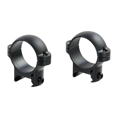 ZEE RINGS 30MM MEDIUM STEEL RINGS MATTE BLACK