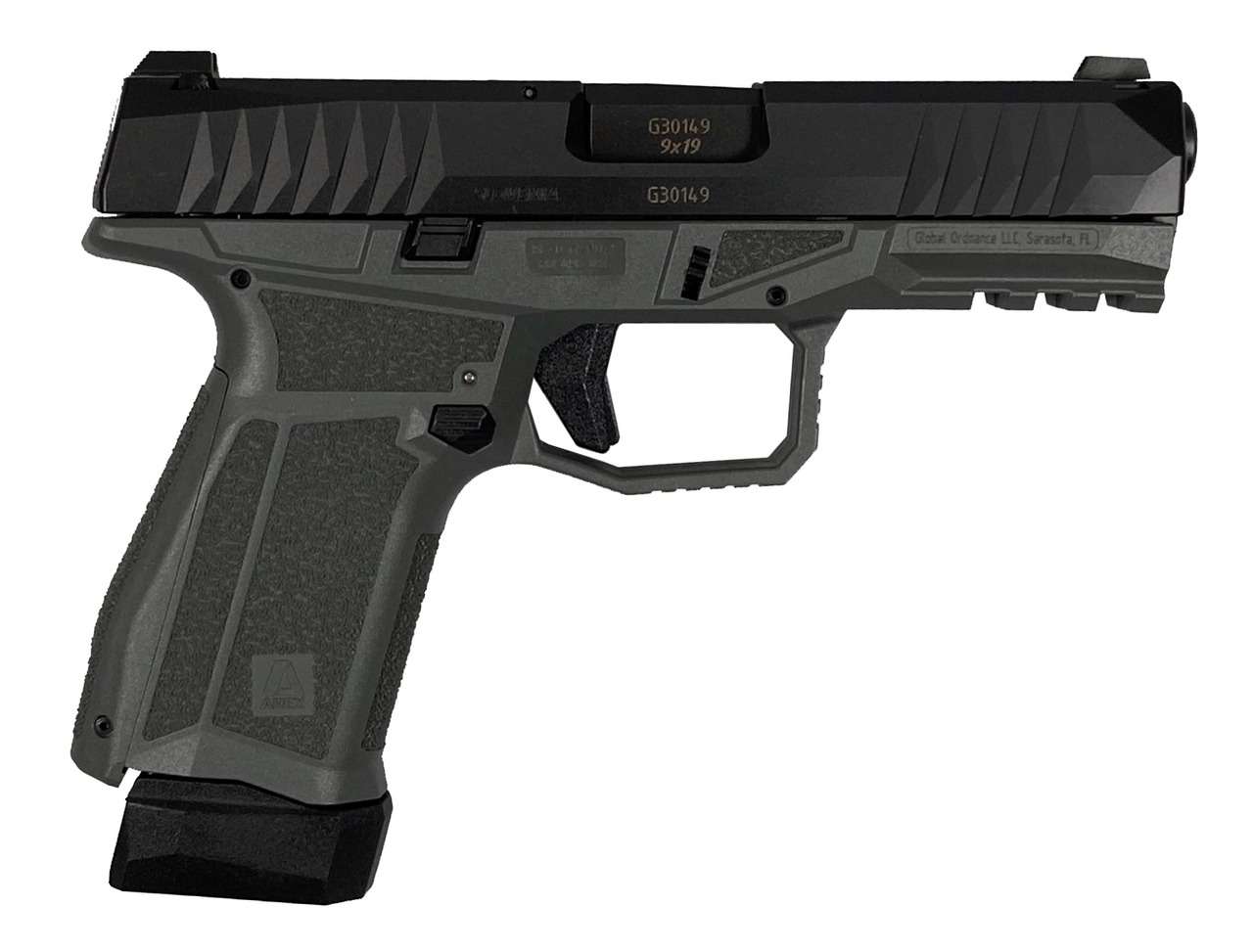 AREX DELTA M GEN2 HGA 9MM 4IN BBL GREY 1-15RD & 1-17RD