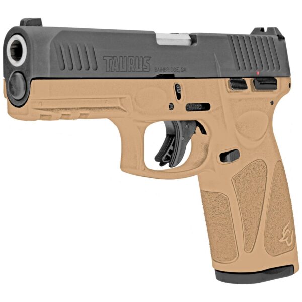 TAURUS G3 HGA 9MM 4IN BBL TAN/BLACK 1/15RD 1/17RD MAG - Image 2