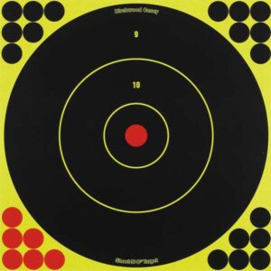 B/C TARGET SHOOT-N-C 12" BULLS- EYE TARGET 100/PK