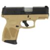 TAURUS G3C HGA 9MM 3.26" BBL TAN/BK 3/12RD MAGS