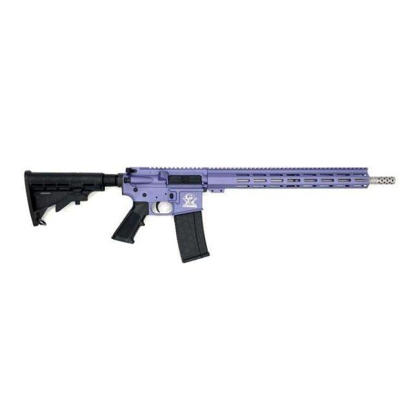GREAT LAKES FIREARMS GL-15 RIA 223 WYLDE 16IN BBL ORC  WILD ORCHID/SS 30RD MAG