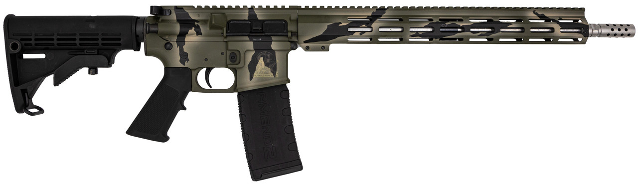 GREAT LAKES FIREARMS GL-10 RIA 308 WIN 16IN BBL ORC PURSUIT GREEN CAMO/NITRIDE 10RD MAG