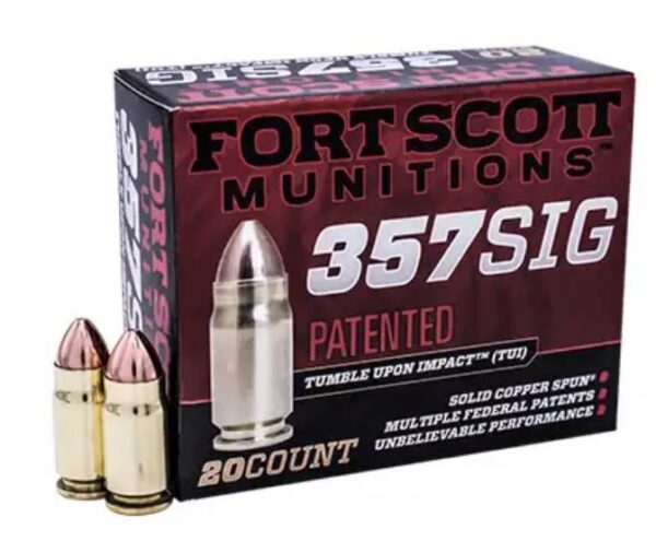 FORT SCOTT MUNITIONS LEAD FREE PISTOL AMO 9MM 115GR TUI NICKLE CASE 20-RD ( 25 BOXES PER CASE )